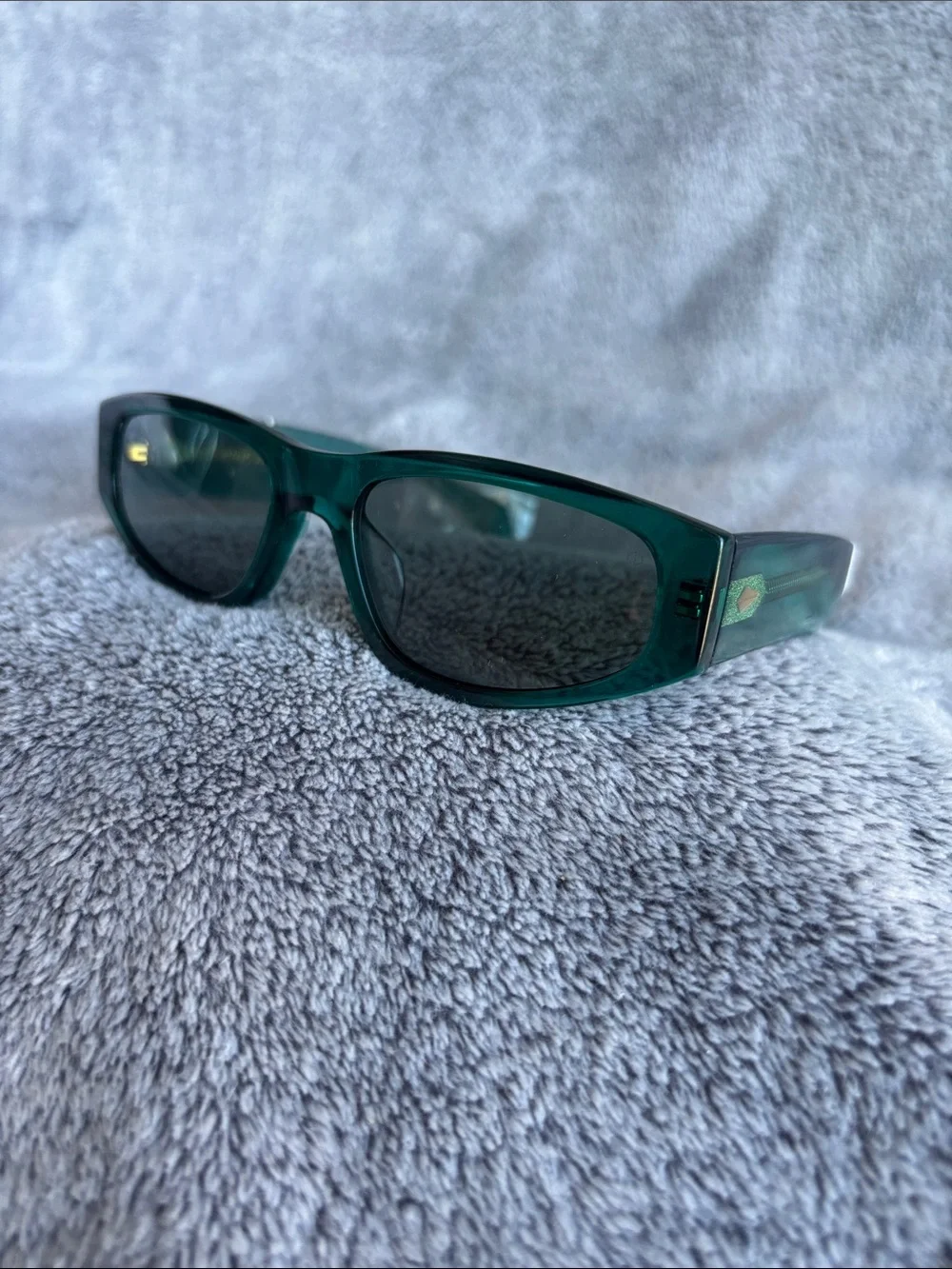 rag & bone 55mm Oval Sunglasses in Teal NWT
